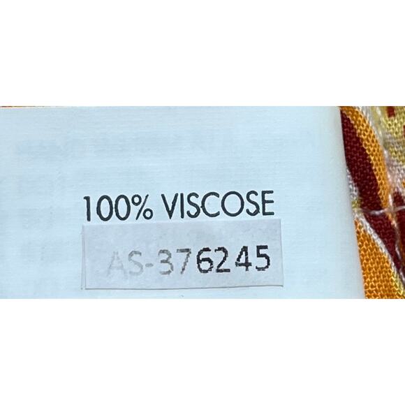 M185 POUPETTE ST BARTH Women's Shorts Fringe Yellow/Red Small - Picture 8 of 8